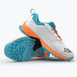 DSC JAFFA 22 CRICKET SHOES (WHITE / ORANGE)