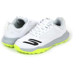 Alternative view of SKECHERS SKX TURF CRICKET SHOES WHITE/LIME