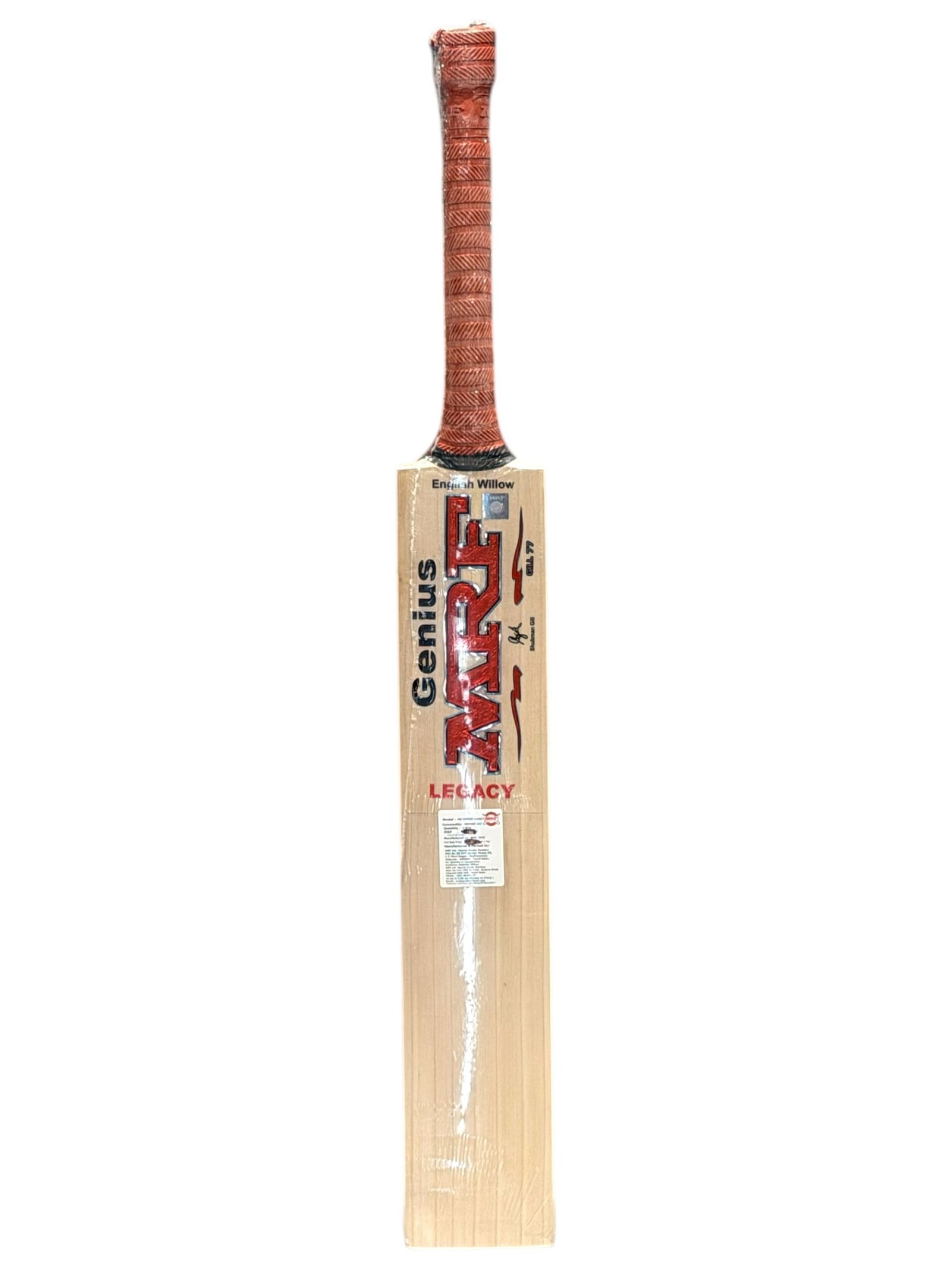 MRF GENIUS LEGACY ENGLISH WILLOW CRICKET BAT